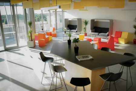 Vue intérieure des locaux d'Emeraude RH